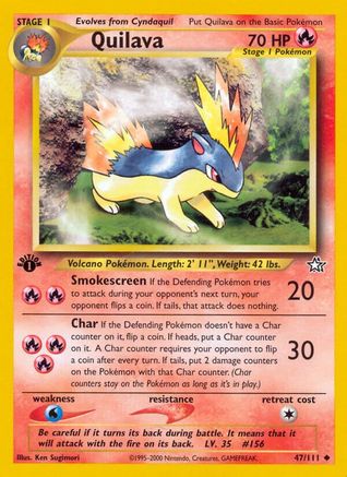 Quilava 47/111 - Neo Genesis Unlimited