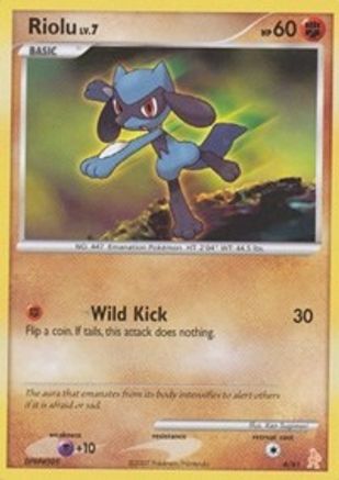 Riolu 6 - DP Trainer Kit Manaphy & Lucario