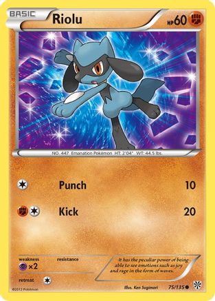 Riolu (75) 75/135 - Plasma Storm Reverse Holofoil