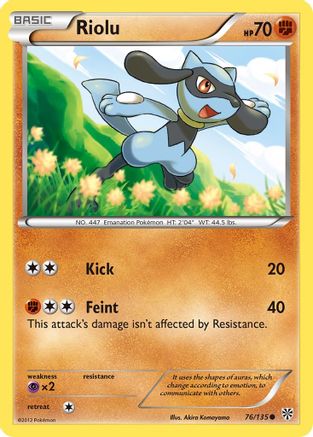 Riolu (76) 76/135 - Plasma Storm