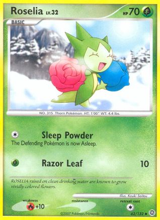 Roselia 62/132 - Secret Wonders Reverse Holofoil