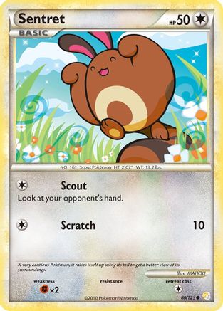 Sentret 80/123 - HeartGold SoulSilver