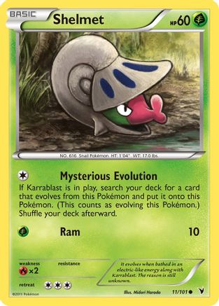 Shelmet 11/101 - Noble Victories Reverse Holofoil