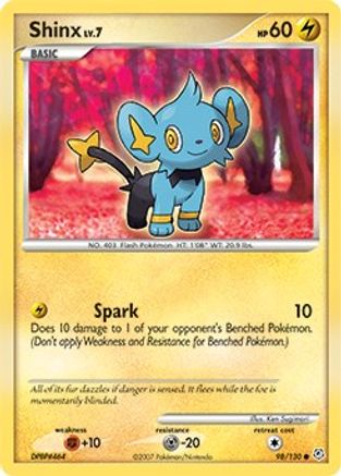 Shinx 98/130 - Diamond and Pearl Reverse Holofoil