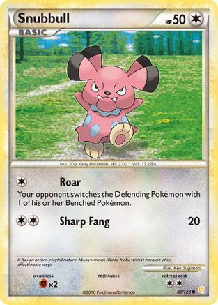 Snubbull 82/123 - HeartGold SoulSilver
