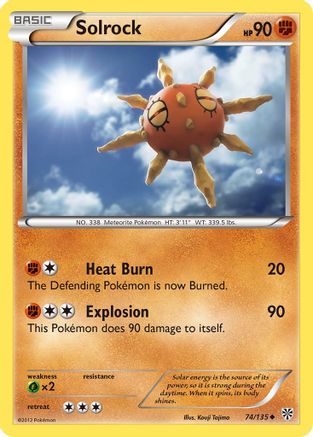Solrock 74/135 - Plasma Storm Reverse Holofoil