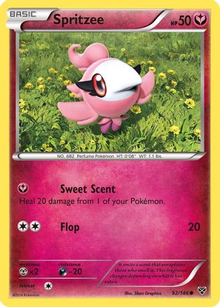 Spritzee 92/146 - XY Base Set Reverse Holofoil