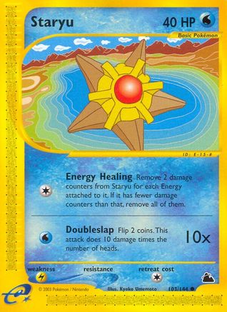 Staryu (103) 103/144 - Skyridge