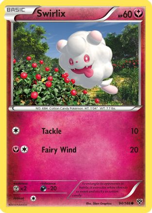 Swirlix 94/146 - XY Base Set Reverse Holofoil