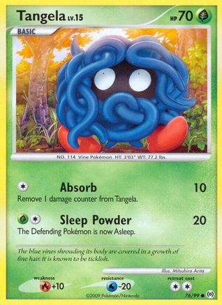 Tangela (76) 76/99 - Arceus Reverse Holofoil