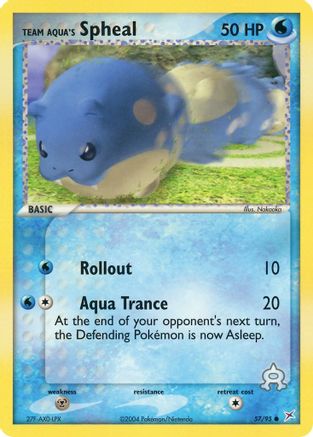 Team Aqua's Spheal - 57/95 57/95 - Team Magma vs Team Aqua