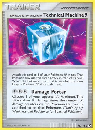 Team Galactic's Invention G-107 Technical Mach. G 95/111 - Rising Rivals Reverse Holofoil