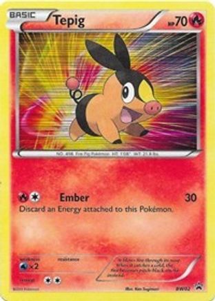 Tepig (BW02) BW02/101 - Black and White Promos Holofoil
