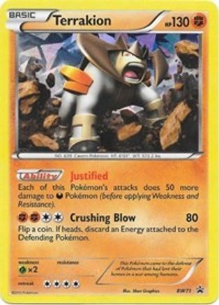 Terrakion - BW71 BW71/101 - Black and White Promos Holofoil