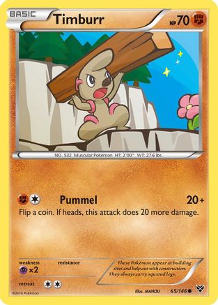 Timburr 65/146 - XY Base Set