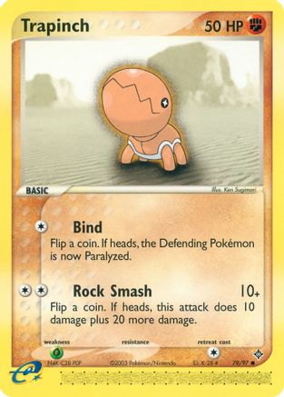 Trapinch - 79/97 79/97 - Dragon Reverse Holofoil