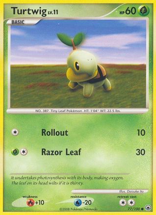 Turtwig (77) 77/100 - Majestic Dawn