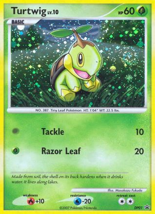 Turtwig - DP01 DP01/56 - Diamond and Pearl Promos Holofoil
