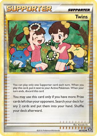 Twins 89/102 - Triumphant Reverse Holofoil