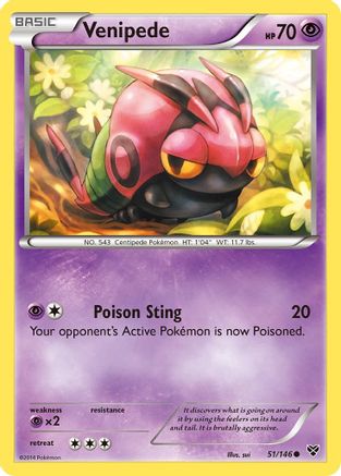 Venipede 51/146 - XY Base Set