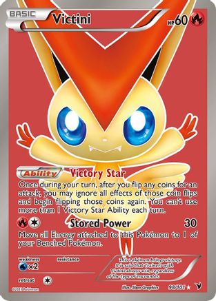 Victini (98 Full Art)/101 - Noble Victories Holofoil