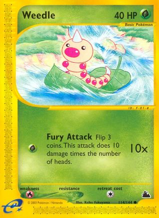Weedle (114) 114/144 - Skyridge