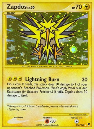 Zapdos (150) 150/147 - Supreme Victors Holofoil