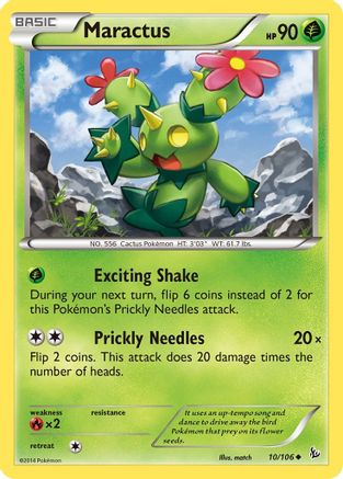 Maractus 10/106 - XY Flashfire