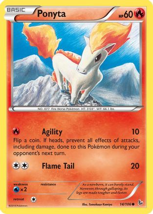 Ponyta 14/106 - XY Flashfire