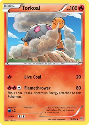 Torkoal 16/106 - XY Flashfire