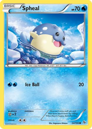 Spheal 24/106 - XY Flashfire