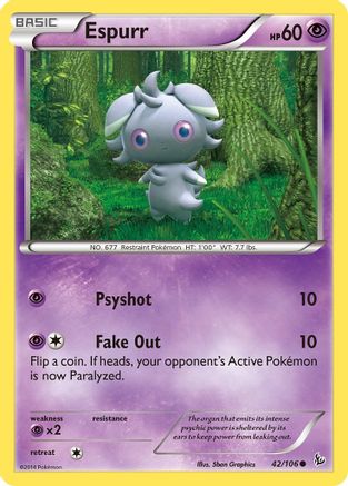 Espurr 42/106 - XY Flashfire