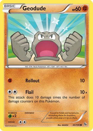 Geodude 45/106 - XY Flashfire