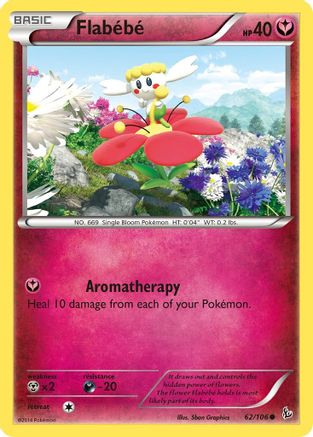 Flabebe (62) 62/106 - XY Flashfire Reverse Holofoil