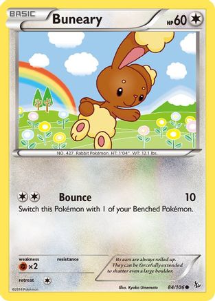 Buneary 84/106 - XY Flashfire Reverse Holofoil