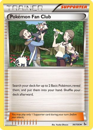 Pokemon Fan Club 94/106 - XY Flashfire
