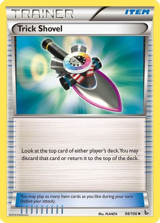 Trick Shovel 98/106 - XY Flashfire Reverse Holofoil