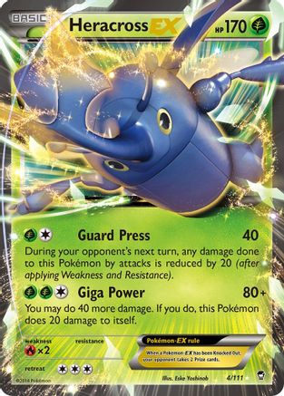 Heracross EX 4/111 - XY Furious Fists Holofoil