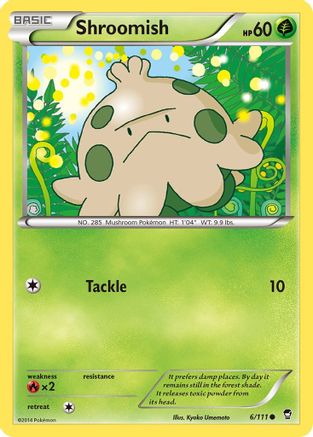 Shroomish 6/111 - XY Furious Fists