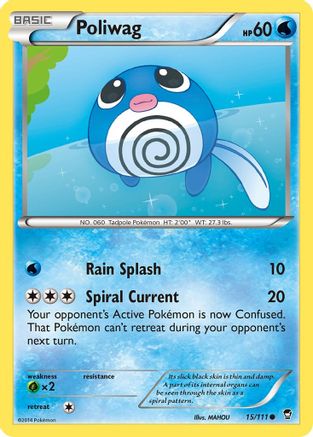 Poliwag 15/111 - XY Furious Fists