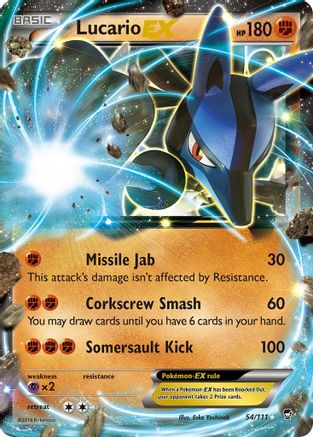 Lucario EX 54/111 - XY Furious Fists Holofoil