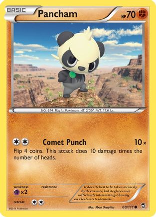 Pancham (60) 60/111 - XY Furious Fists