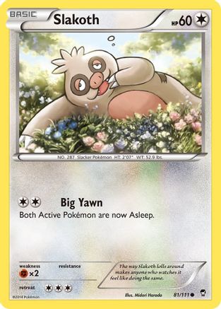 Slakoth 81/111 - XY Furious Fists