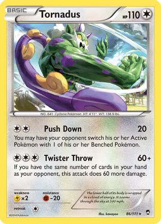 Tornadus 86/111 - XY Furious Fists