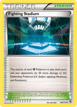 Fighting Stadium 90/111 - XY Furious Fists Reverse Holofoil