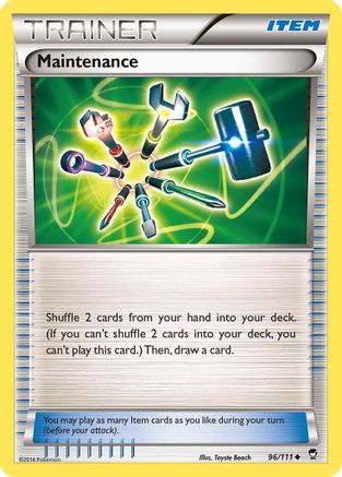 Maintenance 96/111 - XY Furious Fists