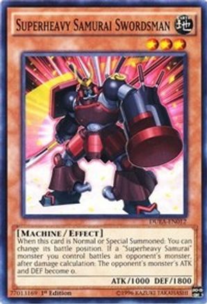 Superheavy Samurai Swordsman (DUEA-EN012) - Duelist Alliance Unlimited