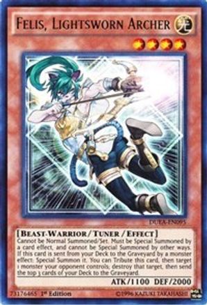 Felis, Lightsworn Archer (DUEA-EN095) - Duelist Alliance Unlimited