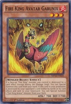 Fire King Avatar Garunix (MP14-EN020) - 2014 Mega-Tins Mega Pack 1st Edition