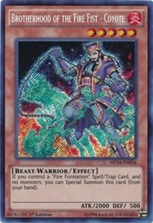 Brotherhood of the Fire Fist - Coyote (MP14-EN054) - 2014 Mega-Tins Mega Pack 1st Edition